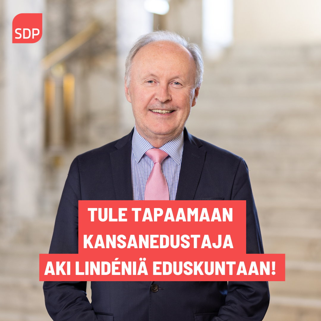 Tervetuloa edustaja Lindénin vieraaksi eduskuntaan!
